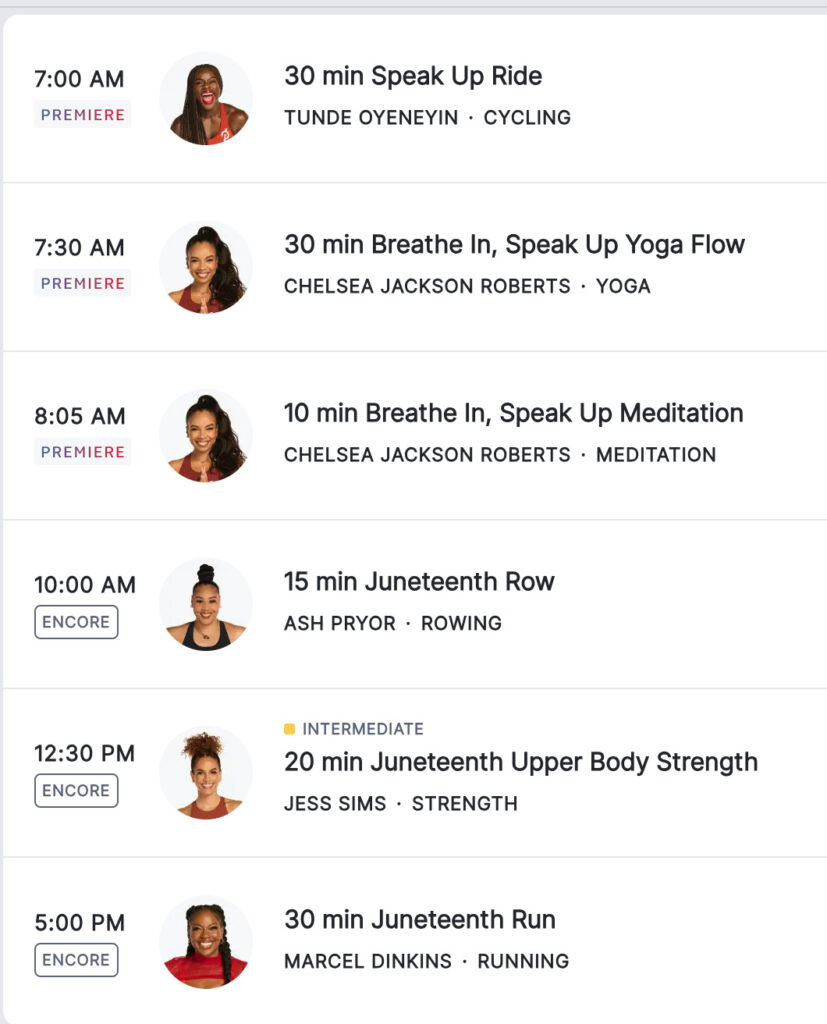 2024 Juneteenth & Speak Up Class List
